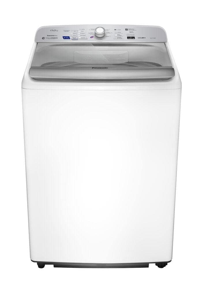 Máquina de Lavar Roupa Panasonic NA-F170B7W Smartsense Lavagem Inteligente 17kg Branca 127V