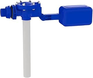 Torneira de boia para caixa d'água 3/4'' Censi azul contra fundo branco