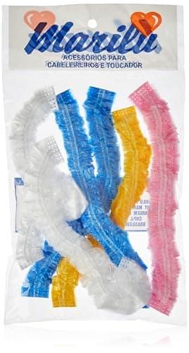 Touca Banho Descanso com 6 Unidades Plástica - Marilu
