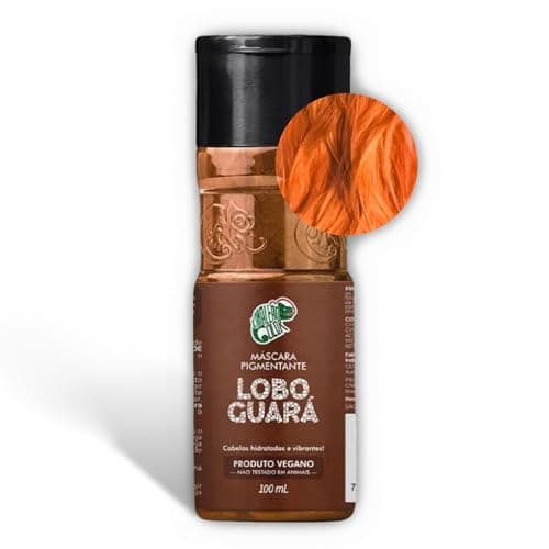 Kamaleão Color – Máscara Pigmentante Semi-Permanente, Lobo Guará - Cores Vibrantes e Hidratação Intensa – Low Poo, Vegano, Cruelty Free – 100ml