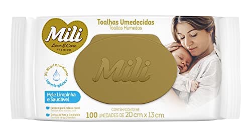Mili Toalhinha Umedec. Mili Love&Care - 100 Unidades