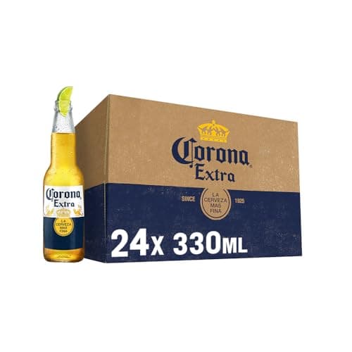Cerveja Corona Extra Long Neck 330ml - Pack com 24 unidades