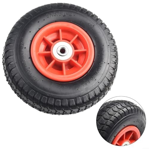 Pneu de borracha para carro elétrico, rodas pneumáticas de veículos infantis, peças de substituição, pneus cheios de ar duradouros, para-bebê-três (1 cm 9 polegadas)