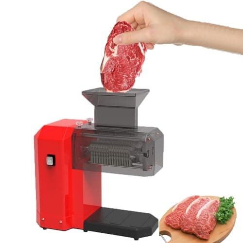 Amaciador de carne elétrico comercial com protetor contra respingos removível