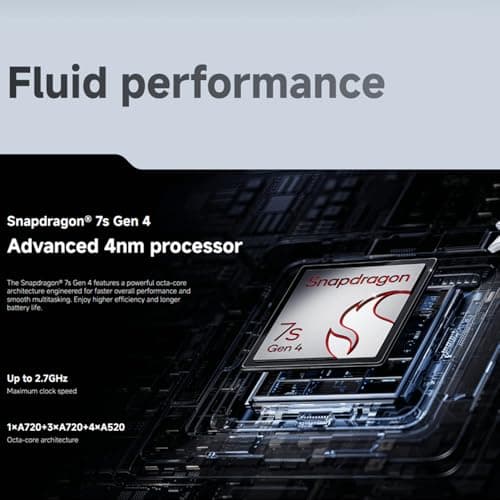 Smartphone Xiaomi Poco M8 Pro 256GB 8GB RAM prata com processador Snapdragon 7s Gen 4.
