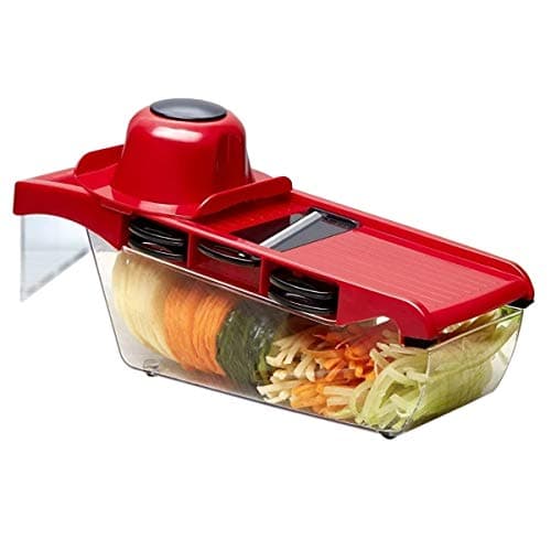 Mandoline Slicer Nicer Fatiador Cortador De Legumes 6 Em 1