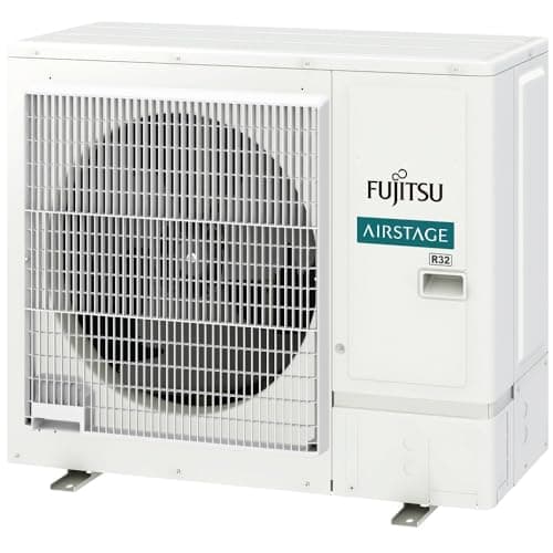 Ar condicionado split Hi Wall Fujitsu branco 24000 BTU/h, com ventilação e logotipo.