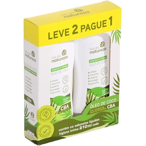 Cia Da Natureza - Sabonete Líquido Íntimo Cia Da Natureza 210Ml Oleo De Coco Cba - L2P1