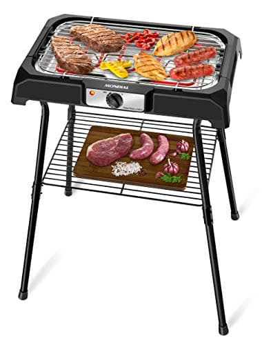 MONDIAL Churrasqueira Elétrica, Grand Steak & Grill II, 110V, Preto, 2000W - CH-06