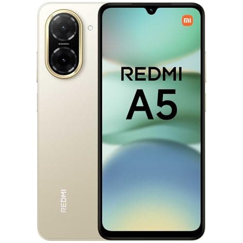 Smartphone Xiaomi Redmi A5 128GB 4GB RAM Dual SIM Tela 6.88" - Dourado Sunny Gold [25028RN03L]