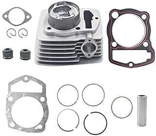 Kit de junta de pistão de cabeça de cilindro de 65,5 mm Kit de cilindro para Honda 250CM3 ATC200 ARC XL200 250cc Pistão 65,5 mm Anéis Juntas