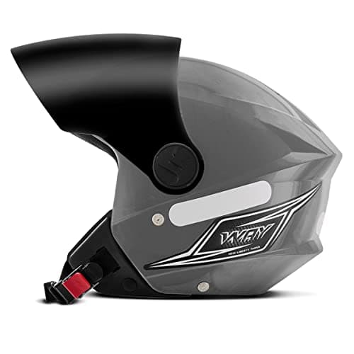 CAPACETE ABERTO MIXS WAY PRATA TAM. 58 VIS. FUMÊ