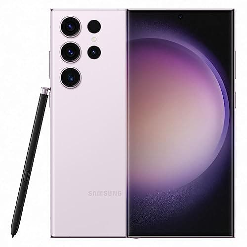 Samsung Galaxy S23 Ultra 5G 256GB violeta com tela 6.8'' e caneta stylus preta