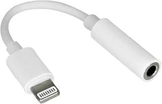 Cabo Adaptador P2 Estéreo Reforçado 3.5mm para Fones de Ouvido Compatível com iPhone iPad Celulares Tablets iOS 7 A 15 Alta Fidelidade Conector Durável e Portátil Áudio Premium
