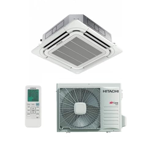 Ar Condicionado Split Cassete Inverter Hitachi 56000 Btus Quente e Frio Aircore 600 220v Monofásico