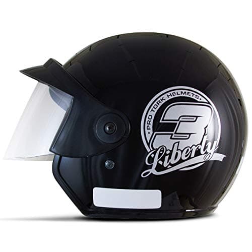 CAPACETE ABERTO PRO TORK LIBERTY 3 SOLID PRETO TAM. 60