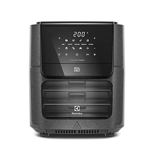 Fritadeira Elétrica Electrolux EAF90 12L Grafite com Espeto Giratório