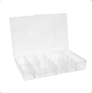 Caixa Organizadora Multiuso 12 Div Transparente Pequeno 1564 Jaguar