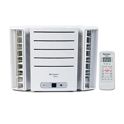 Ar-condicionado de janela Springer Midea branco com controle remoto