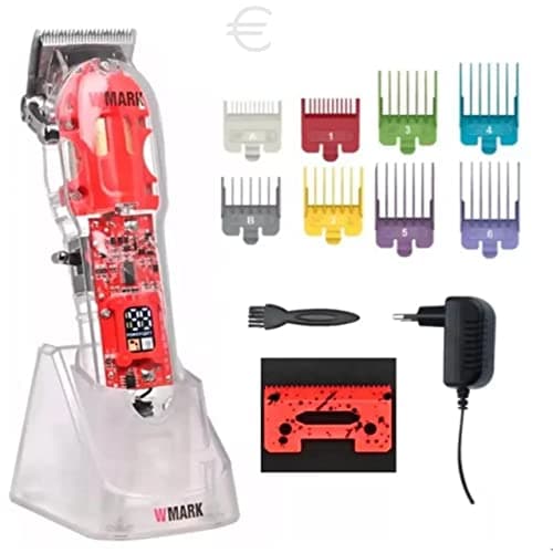 Maquina de Corte, Wmark NG-407, Cabelo e Barba, Alta Potencia, Motor 5w, V5000, Sem fio, Profissional, Bivolt, Original