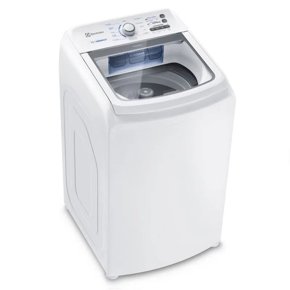 Máquina de Lavar Electrolux 14kg Branca Essential Care com Cesto Inox e Jet&Clean 127v LED14