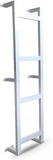 Escada Marinheiro De Aluminio 0,90 m - Largura 40 cm - Branco
