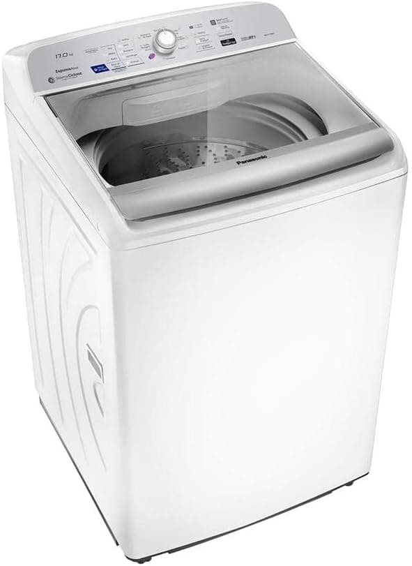 Máquina de Lavar Roupa Panasonic NA-F170B7W Smartsense Lavagem Inteligente 17kg Branca 127V