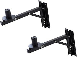 Suporte de Parede para Caixas de Som JKC, Ajustável, Aço, Preto