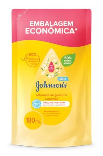 Sabonete Líquido Glicerina Camomila JOHNSON’S® Baby, 180mL