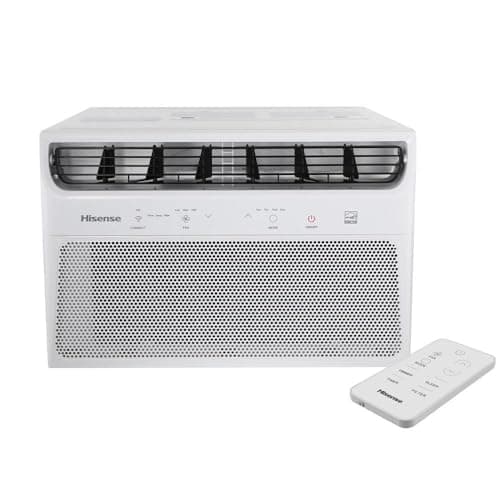 Ar-condicionado de janela Hisense 10.000 BTUs branco com controle remoto