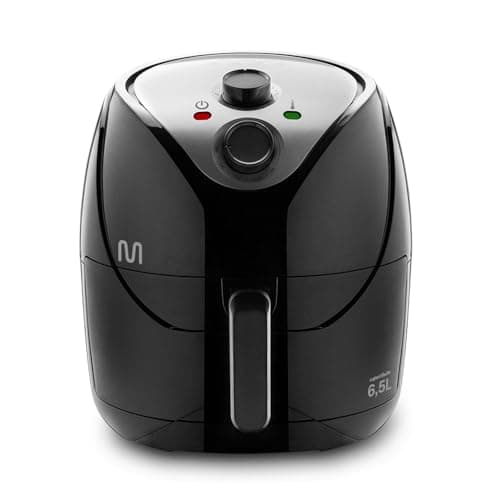 Fritadeira Elétrica sem óleo Air Fryer 6,5L 1700W Preto Multi