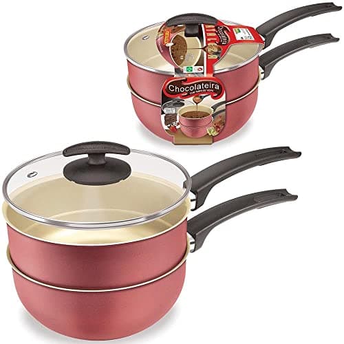 CHOCOLATEIRA 18 CM - 3x1 CEREJA C/TPA VIDRO