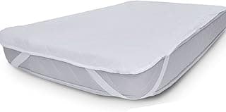 Protetor de colchão impermeável branco para mini berço
