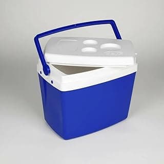 Caixa Térmica Cooler Com Alça 26 Litros Porta Copos Na Tampa Para Praia Churrasco Viagem Camping Piquenique Lazer Transporte Fácil