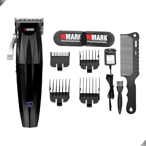 Maquina Cortar Cabelo Wmark Ng222 Vermelho C/Display Bivolt (Vermelho)