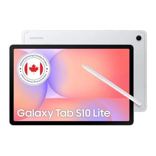 Tablet Samsung Galaxy Tab S10 Lite prata com tela de 10,9 polegadas e caneta S