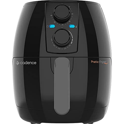 Fritadeira sem óleo Cadence Pratic Fryer 3L preta 110V FRT515