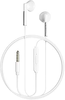 Kit com 2 fones de ouvido brancos com microfone integrado e som premium