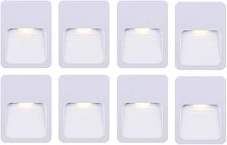Kit 8 Balizador Arandela Parede Escada Muro Interna Externa Led 2w Branco Quente 3000k 4x2 - DDM LEDS