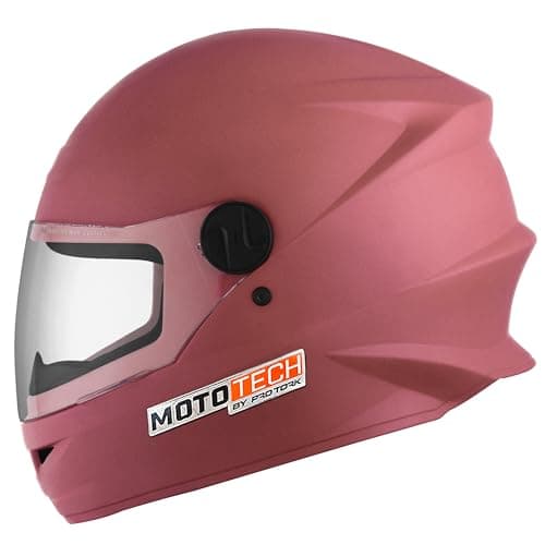 Pro Tork Capacete Fechado R8 Moto Tech Fosco Tam. 58 Rosa Feminino