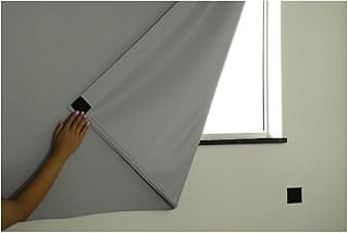 Cortina Painel Blackout Fixação Adesiva Sala Quarto Cozinha 1,75x1,35
