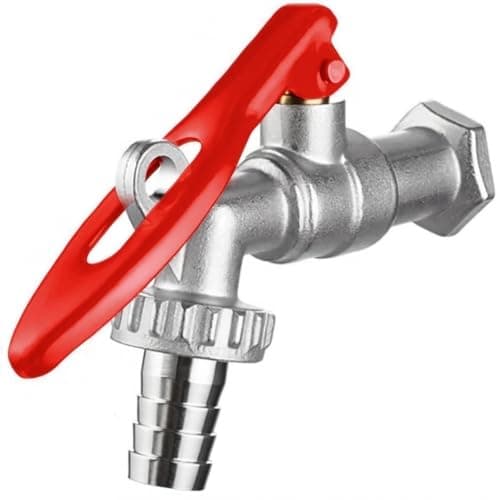 Torneira de Metal Com Porta Cadeado Para Jardim Quintal Tanque 1/2" | Fertak