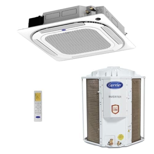 Ar-condicionado split cassete Carrier Connect 60.000 BTUs R-32 com controle remoto