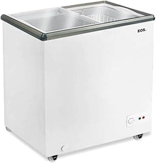 Freezer horizontal EOS com tampa de vidro, 176 litros, dupla ação, 110V
