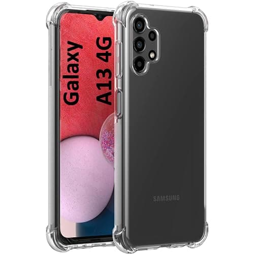 Capa transparente resistente para Samsung Galaxy A13 4G