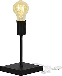 Luminária de Mesa Abajur Vintage Preto