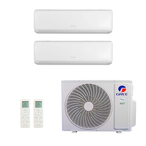 Ar Condicionado Bi Split Gree Inverter G Max 18.000 Btus com controles remotos