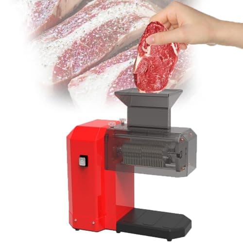 Amaciador de carne elétrico doméstico, ferramenta para achatar carne com controle de segurança contra superaquecimento, motor de cobre puro silencioso para peixe e bife
