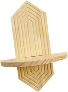Baoblaze Prateleira suspensa boho, prateleira flutuante, fácil de instalar, decoração boêmia para quarto de bebê, suporte de parede decorativo para festas,