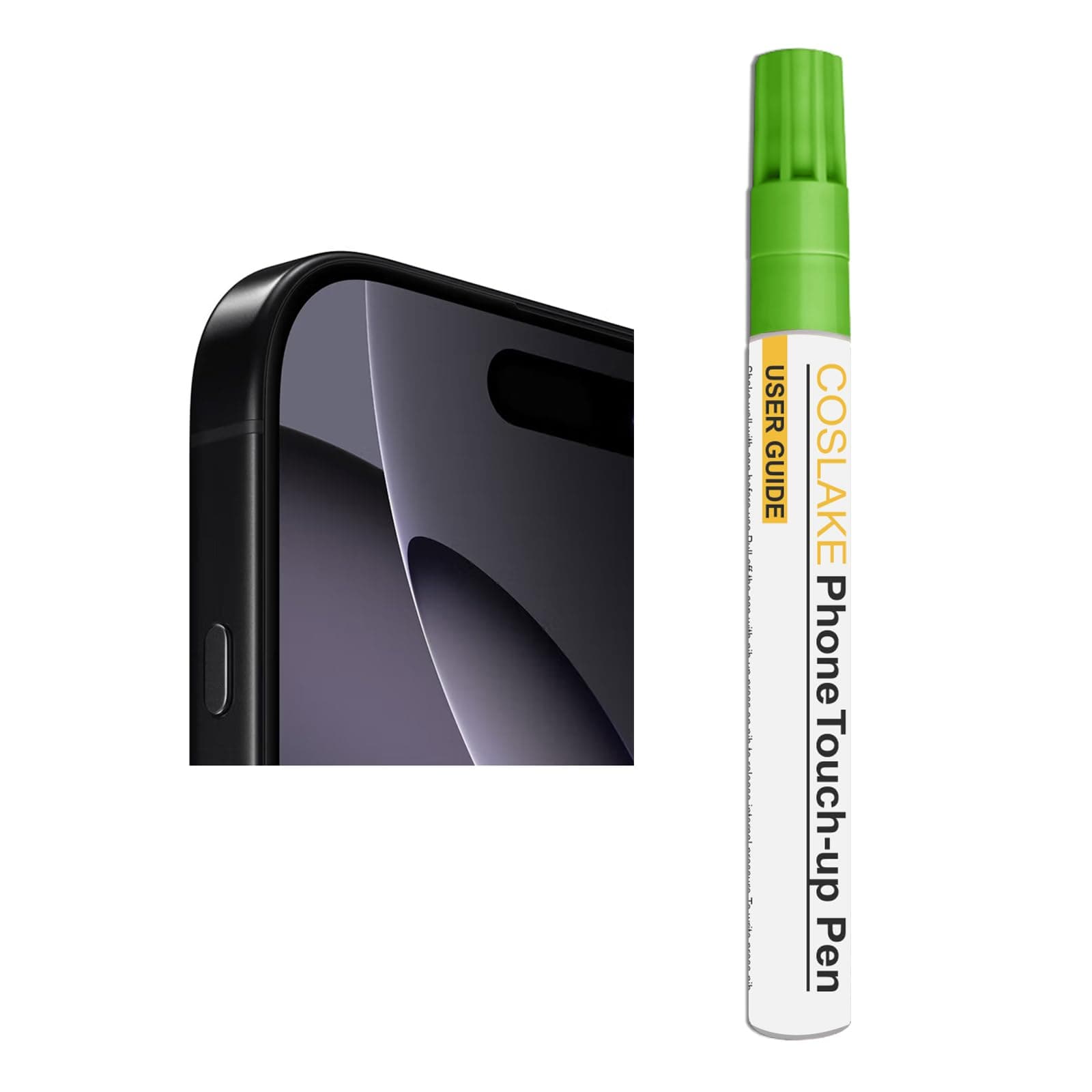 Caneta de Retoque COSLAKE Iphone 16 Pro Reparo de Arranhões Lateral 1 Peça Preto
